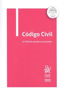 Books Frontpage Código Civil 25ª Edición anotada y concordada 2020