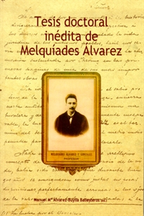 Books Frontpage Tesis doctoral inédita de Melquiades Álvarez