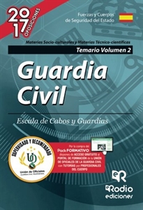 Books Frontpage Guardia Civil. Escala de Cabos y Guardias. Temario Volumen 2. Edición 2017