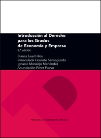 Books Frontpage Introducción al Derecho para los Grados de Economía y Empresa (2ª edición)