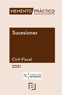 Books Frontpage Memento Sucesiones (Civil-Fiscal) 2021