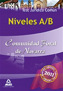 Books Frontpage Niveles a/b comunidad foral de navarra. Test jurídico común.