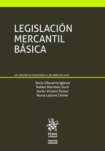 Books Frontpage Legislación Mercantil Básica 18ª Edición 2019