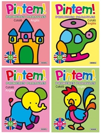 Books Frontpage Pintem! primeres paraules català -anglès (4 títols)