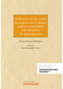 Books Frontpage Violencia y acoso contra las mujeres en el ámbito político como límite a los derechos de participación (Papel + e-book)