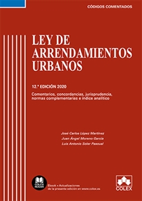 Books Frontpage Ley de Arrendamientos Urbanos - Código comentado (Edición 2020)