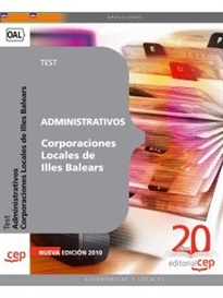 Books Frontpage Administrativos Corporaciones Locales de Illes Balears. Test