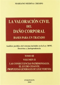 Books Frontpage Las consecuencias patrimoniales. El lucro cesante propuestas generales ...