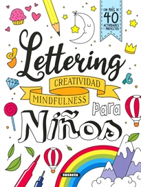Books Frontpage Lettering para niños. Creatividad, mindfulness