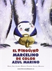 Front pageEl pingüino Marcelino de color azul marino