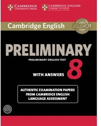 Books Frontpage Cambridge English Preliminary 8 Student's Book Pack (Student's Book with Answers and Audio CDs (2))