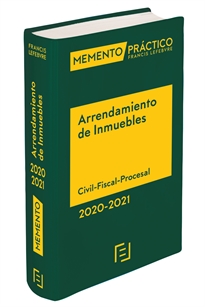 Books Frontpage Memento Arrendamiento de Inmuebles 2020-2021