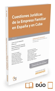 Books Frontpage Cuestiones Jurídicas de la Empresa Familiar en España y en Cuba (Papel + e-book)