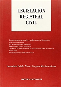 Books Frontpage Legislación registral civil