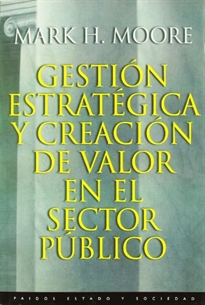 Books Frontpage Gestión estratégica y creación de valor en el sector público