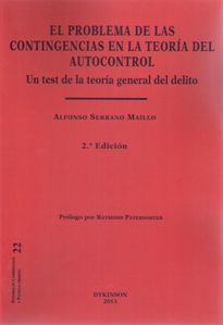Books Frontpage El problema de las contingencias en la teoría del autocontrol