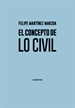 Front pageEl concepto de lo civil