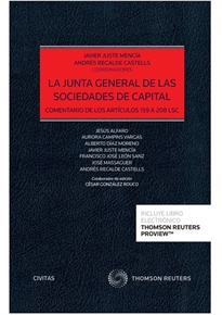 Books Frontpage La junta general de las sociedades de capital (Papel + e-book)