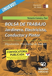 Books Frontpage Bolsa de trabajo. Jardinero, Electricista, Conductor y Pintor. Diputación Provincial de Toledo