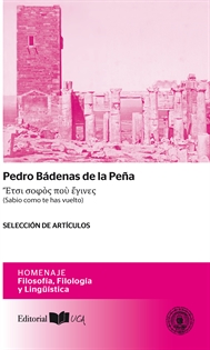 Books Frontpage Pedro Bádenas de la Peña (Sabio como te has vuelto)