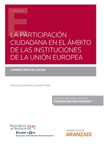 Books Frontpage La participación ciudadana en el ámbito de las instituciones de la Unión Europea (Papel + e-book)