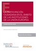 Front pageLa participación ciudadana en el ámbito de las instituciones de la Unión Europea (Papel + e-book)