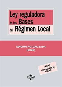 Books Frontpage Ley reguladora de las Bases del Régimen Local