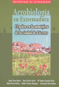 Books Frontpage Aerobiología en Extremadura. El polen en la atmósfera  de la ciudad de Cáceres