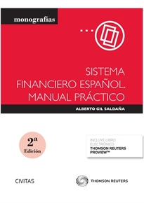 Books Frontpage Sistema financiero español. Manual práctico (Papel + e-book)