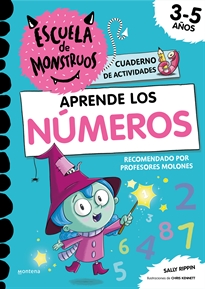 Books Frontpage Escuela de Monstruos. Cuaderno de actividades - Aprende los NÚMEROS