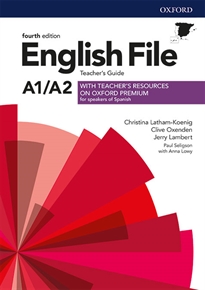 Books Frontpage English File 4th Edition A1/A2. Teacher's Guide + Teacher's Resource Pack