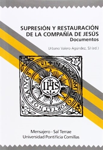 Books Frontpage Supresión y restauración de la Compañía de Jesús