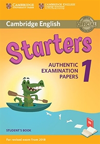 Books Frontpage Cambridge English Young Learners 1 for Revised Exam from 2018 Starters Student's Book