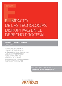 Books Frontpage El impacto de las tecnologías disruptivas en el derecho procesal (Papel + e-book)