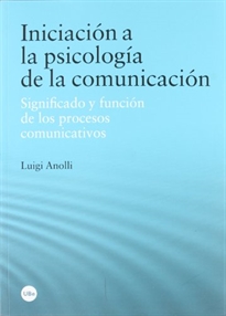 Books Frontpage Iniciación a la psicología de la comunicación