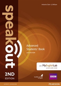 Books Frontpage Speakout Advanced 2nd Edition Students' Book with DVD-ROM and MyEnglishLab Access Code Pack