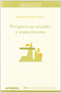 Books Frontpage Perspectivas sociales y conocimiento