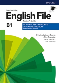 Books Frontpage English File 4th Edition B1. Teacher's Guide + Teacher's Resource Pack