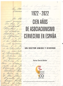 Books Frontpage 1922-2022 Cien Años De Asociacionismo Cervecero En España