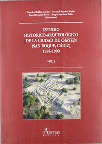 Books Frontpage Estudio histórico-arqueológico de la ciudad de Carteia (San Roque, Cádiz) 1994-1999
