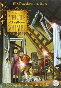 Books Frontpage Los Misterios del Callejón Voltaire: Un esqueleto en el tejado