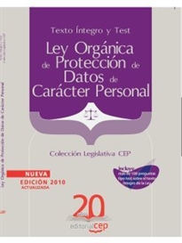 Books Frontpage Ley Orgánica de Protección de Datos de Carácter Personal. Texto Íntegro y Test. Colección Legislativa CEP