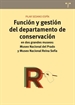 Front pageFunción y gestión del departamento de conservación en dos grandes Museos: Museo Nacional del Prado y Museo Nacional Reina Sofía