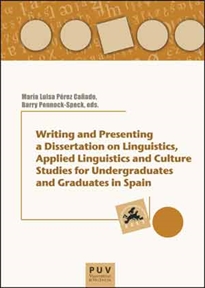 Books Frontpage Writing and Presenting a Dissertation on Linguistics