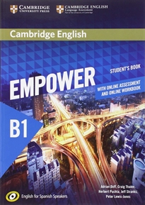 Books Frontpage Cambridge English Empower for Spanish Speakers B1 Student's Book with Online Assessment and Practice and Online Workbook