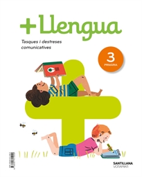 Books Frontpage +Llengua Serie Practica Tasques I Destreses Comunicatives 3 Primaria