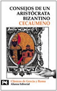 Books Frontpage Consejos de un aristócrata bizantino