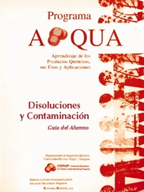 Books Frontpage Disoluciones y contaminación. Guía del alumno