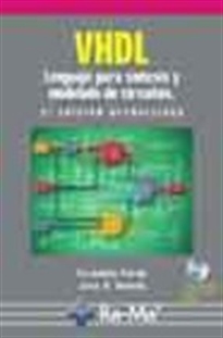 Books Frontpage VHDL. Lengua para síntesis y modelado de circuitos