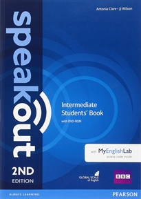 Books Frontpage Speakout Intermediate 2nd Edition Students' Book with DVD-ROM and MyEnglishLab Access Code Pack